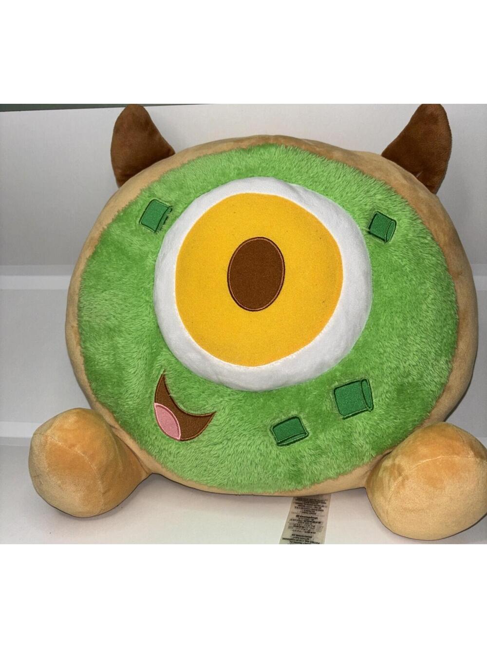 Disney Munchling Mike Wazowski Monsters Inc. Avocado Bagel Scented Plush 13.5"